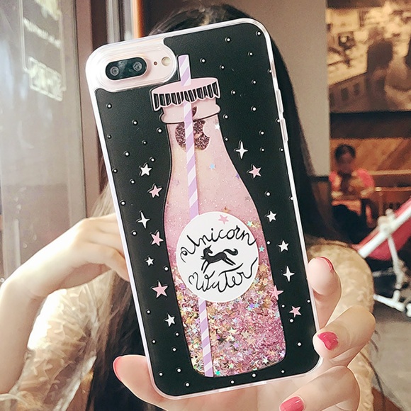 Accessories - RESTOCKED! Unicorn Water Quicksand iPhone Case